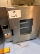 OVEN, STAINLESS STEEL, CHAMBER 20"D X 17-1/2"DEEP X 24" H INCLUDES 4 SS SHELVES, WITH CONTROLS.