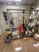 DISTILLATION SYSTEM SHORT PATH. ALL SS FRAMING AND FEED SYSTEM AND CONTROLS