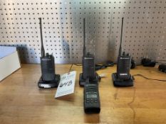 (4) MOTOROLA WALKIE TALKIE