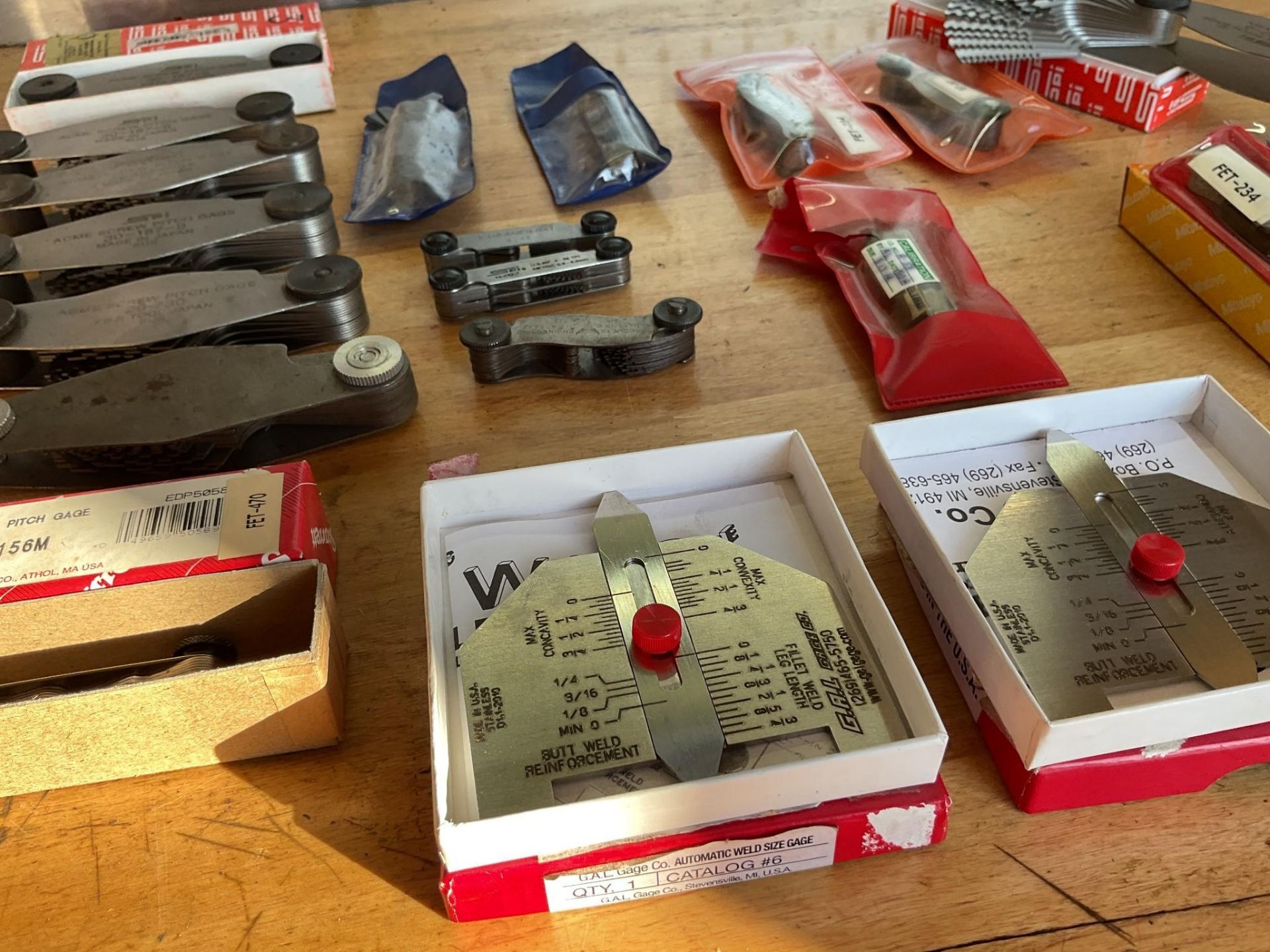 SPI,STARRETT, AND MITUTOYO THREAD GAUGES Item Location - Fort Worth, TX