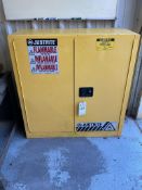 JUSTRITE FLAMMABLE STORAGE CABINET MODEL 893000 30 GAL CAPACITY