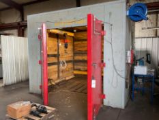 PRESSURE TEST ROOM WITH CRANE, LIGHTING AND SURVEILLANCE EQUIPMENT