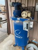 QUINCY 253DS80VCB23 5HP, 80-GALLON, TWO-STAGE VERTICAL AIR COMPRESSOR