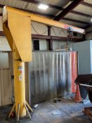 DAYTON JIB CRANE WITH CM CHAIN HOIST