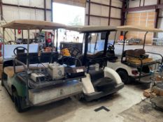 (3) GOLF CARTS