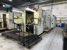 TOYODA/JTEKT FH550S CNC HORIZONTAL MACHINING CENTER, HMC, CHIP CONVEYOR