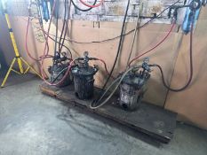 BINKS & DEVILBISS PRESSURE POTS