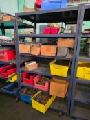 (1) 6-TIER STORAGE RACK W/WHEELS- SIZE 36