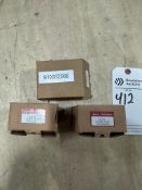 (3) MARSH BELLOFRAM G22705 BLACK STEEL 1/4 IN NPT LOWER BACK MOUNT LOW PRESSURE DIAPHRAGM GAUGE