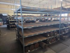 (9) 6-TIER STORAGE RACKS- SIZE: 96 1/2