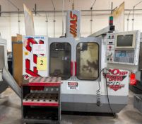 1998 HAAS VF-2 CNC VERTICAL MACHINING CENTER, SN: 13491, WITH VISE AND TOOL CART