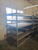 (1) 6-TIER STORAGE RACK- SIZE: 96 1/2