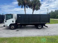 2013 ISUZU NPR DUMP TRUCK; 3.0L DIESEL; 17,950 LB GVWR; 6-SPEED AUTO