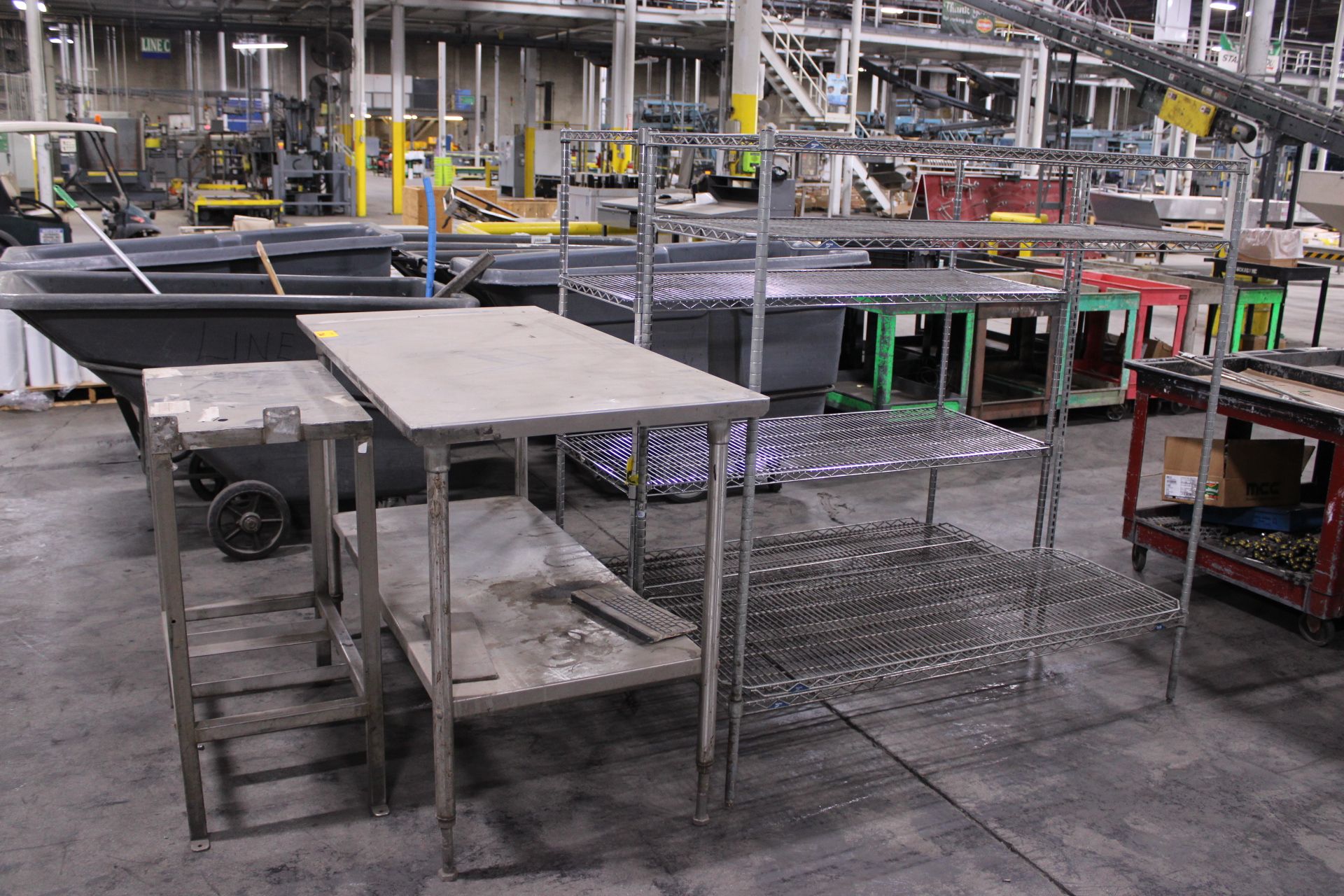 [Lot] consisting of (2) stainless metro racks 60