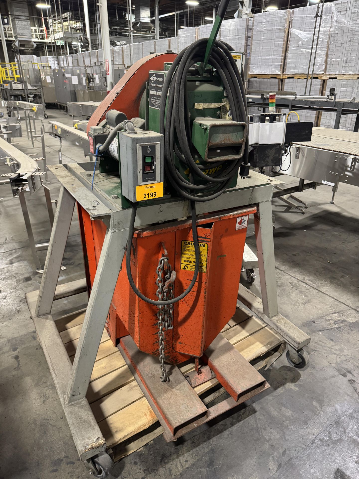 Sweed Scrap Chopper, model 510AH, s/n 30318 [Warehouse]