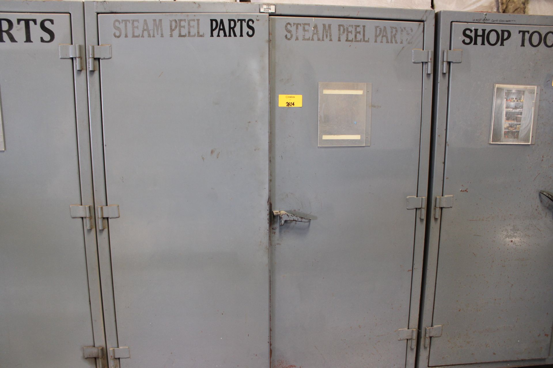 [Lot] of (9) Stronghold cabinets (previously numbered as 2623 through ...