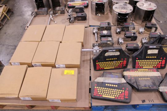 [Lot] of Marsh code dater parts on (4) pallets consisting of printer ...