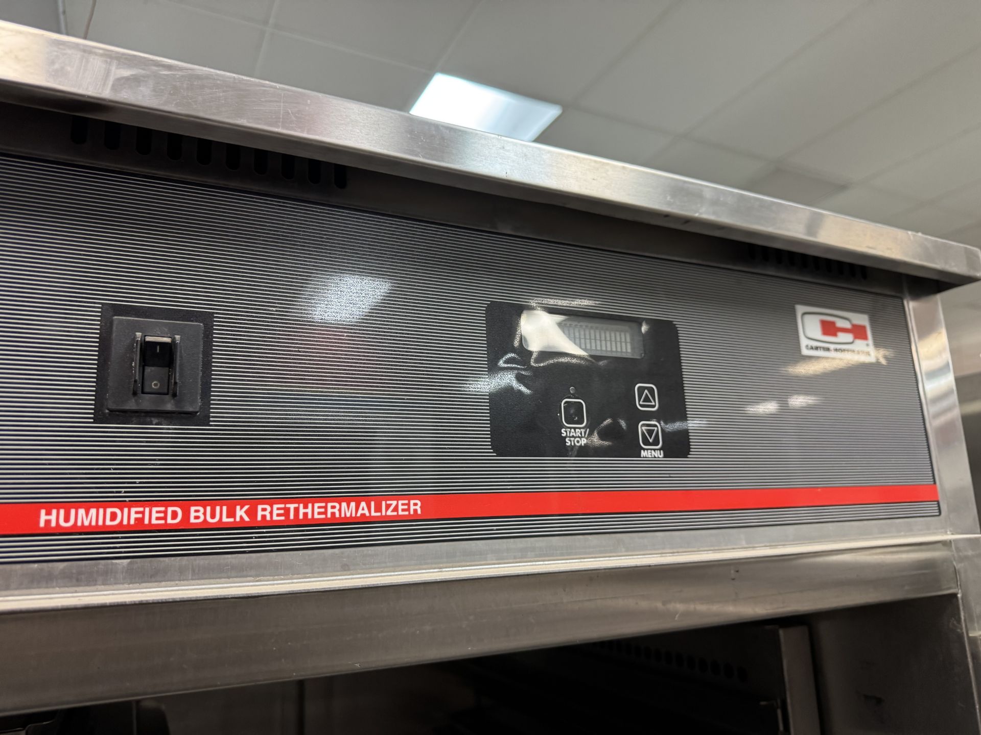 Carter-Hoffmann Retherm and Hold Oven, model HBR28, s/n 365783, 14-full ...