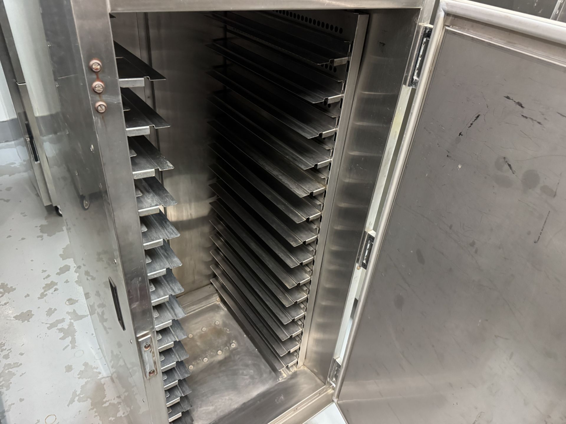 Carter-Hoffmann Retherm and Hold Oven, model HBR28, s/n 365783, 14-full ...