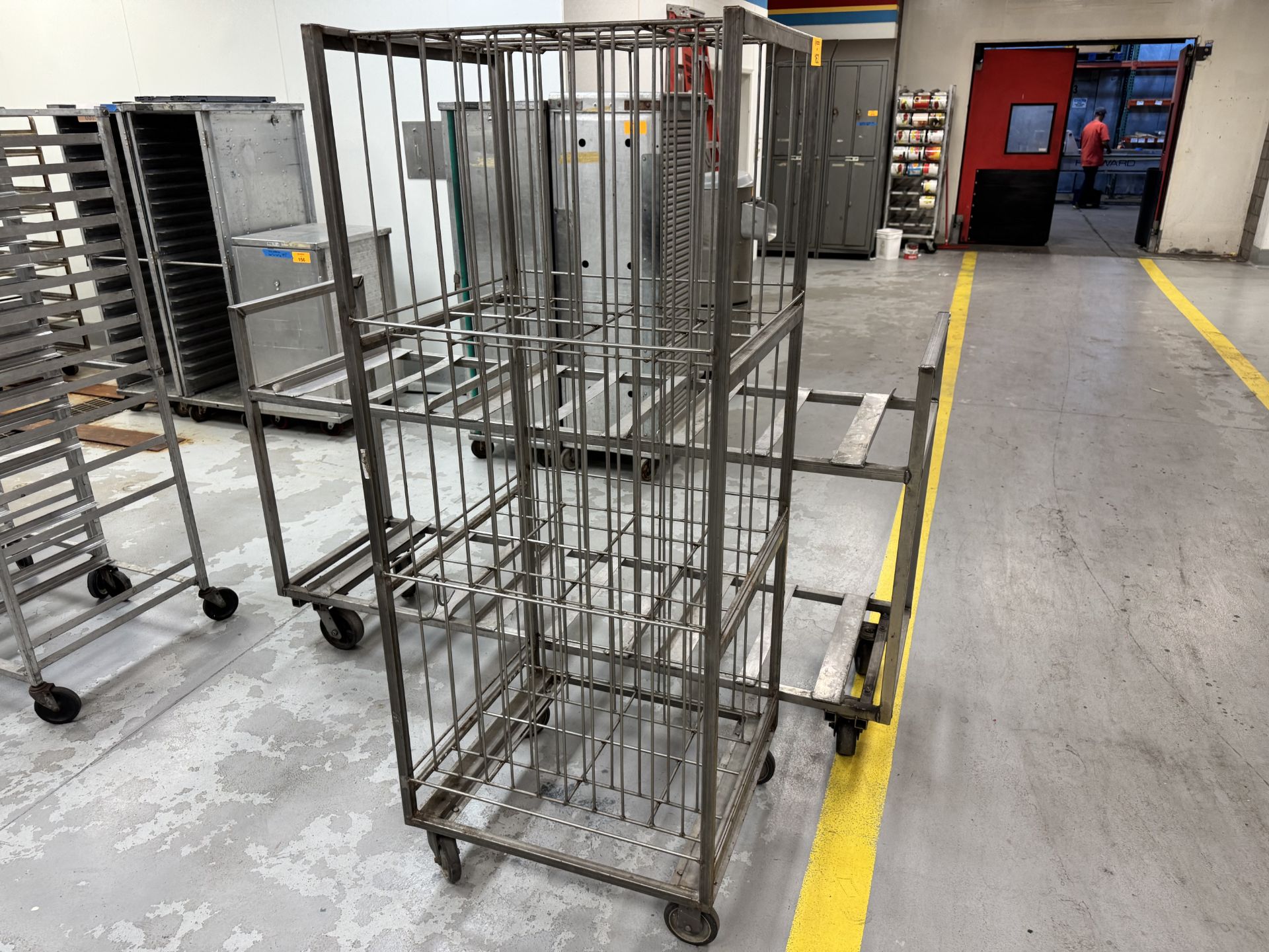 [LOT] of (2) Pan Drying Rack and Cart, mobile