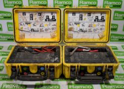 2x EZiTEX t100 signal transmitters - SPARES OR REPAIRS