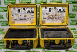 2x EZiTEX t100 signal transmitters - SPARES OR REPAIRS