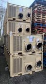 21x Acclimatise 15kW cooling or heating Environment Control Units (ECU)