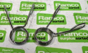 14x pairs of weight bar spring collars