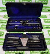 Blue-Point TD-2425 tap & die set - PARTS MISSING