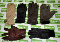 450x British Forces unpaired gloves - mixed styles - mixed sizes