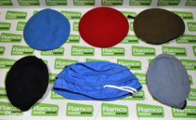 100x British Forces berets - mixed types - mixed sizes