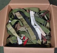 200x British Forces belts - various types and sizes