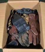 60x British Forces unpaired gloves - mixed styles - mixed sizes