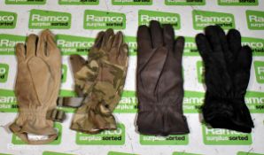 120x British Forces Unpaired gloves - mixed styles - mixed sizes