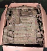 15x British Army MTP combat vests - mixed sizes - no filler