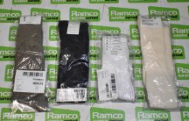 100x pairs of various socks - mixed