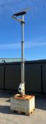 Prolectric ProTemp temporary solar LED site lighting - L 1000 x W 750 x H 2530mm