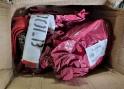 40x 9000 pounds ratchet straps - L 450 x W 1000 x H 600mm