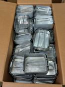 56x British Army pan mess tins - mixed sizes
