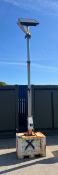 Prolectric ProTemp temporary solar LED site lighting - L 1000 x W 750 x H 2530mm