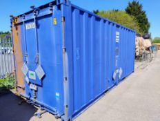 20ft storage and shipping container with rubber lined door seal and hydraulic door locks (2896/0004)
