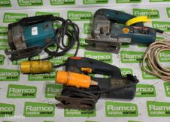 3x jigsaws - Makita 4300 BA, Bosch GST 60 PBE and Bosch 1581.7 jigsaws