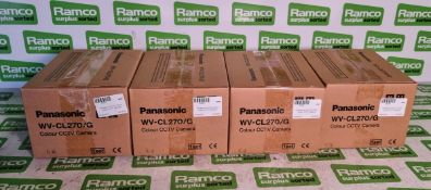 4x Panasonic WV-CL270/G colour CCTV cameras