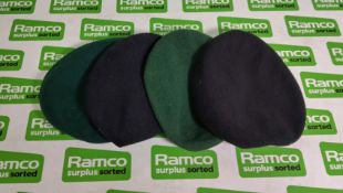 84x British Forces berets - mixed types - mixed sizes