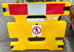 Addgards Handigard 2 panel no entry barrier - L 900 x W 80 x H 810mm