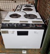 2x Baby Belling 120R MK6 2 hob electric cookers - W 470 x D 410 x H 390mm & more - see desc.