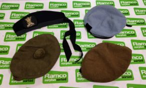 82x British Forces berets - mixed types - mixed sizes