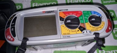 Megger MFT1730 True RMS multifunction tester with leads and case