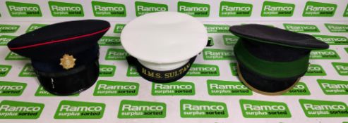 42x British Forces caps - various divisions - mixed sizes