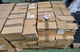 33x boxes of Scapa 3302 Buff tan linen adhesive tape 50mm x 50M - 16 per box - Date expired